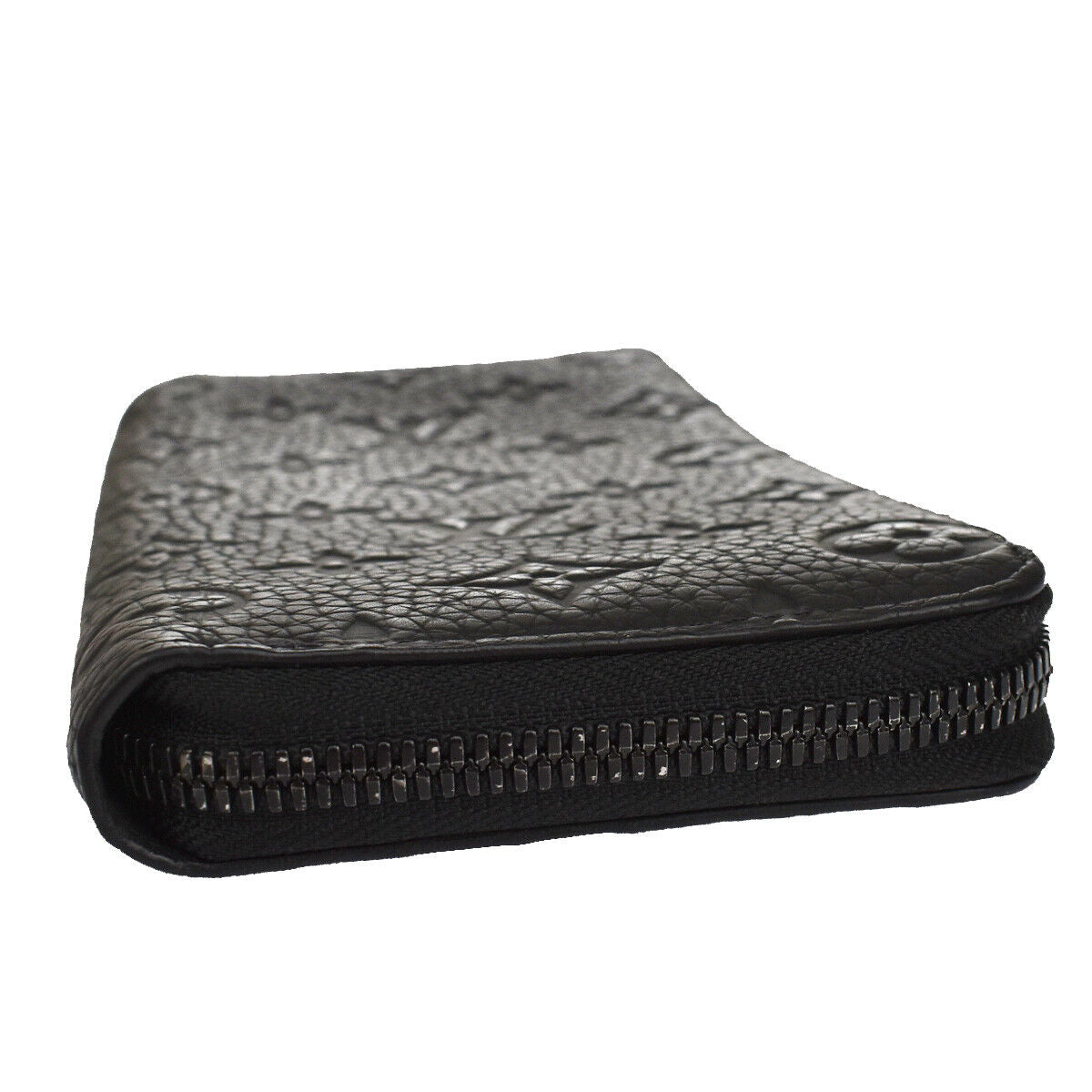 LOUIS VUITTON Zippy Wallet Vertical Wallet Monogram Taurillon BK M69047 12RC999