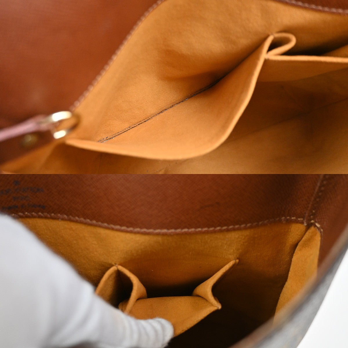 LOUIS VUITTON Musette Shoulder Bag Monogram Leather Brown France M51256 72YJ068