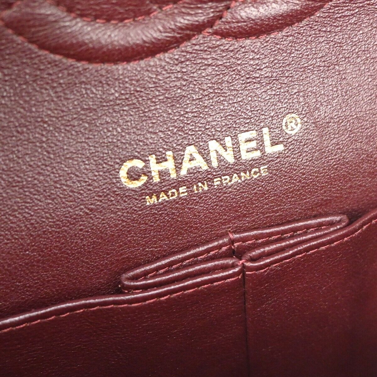 CHANEL CC Matelasse 25 Double Flap Chain Shoulder Bag Caviar Leather BK 465LC344