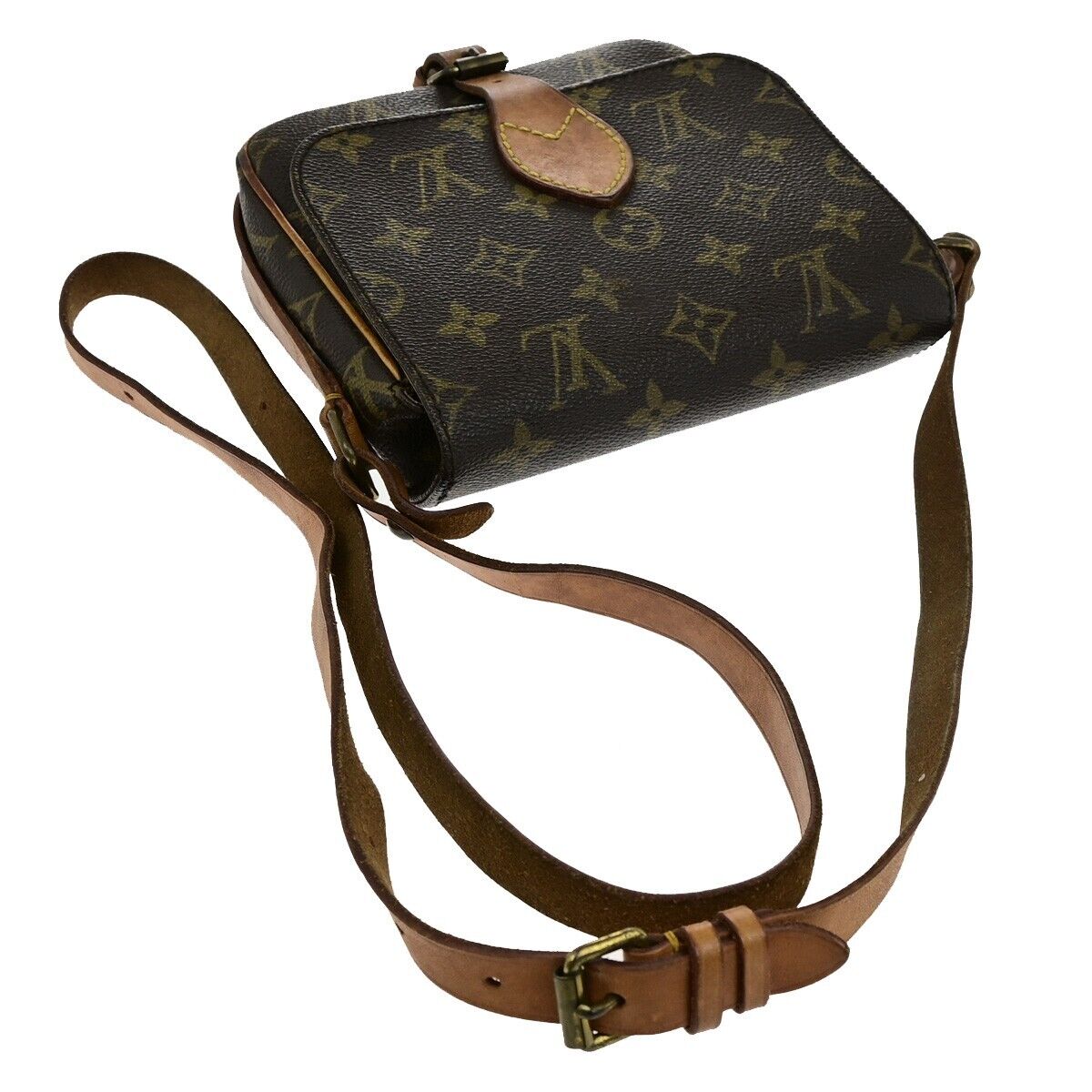 LOUIS VUITTON Mini Cartouchiere Shoulder Bag Monogram Leather BN M51254 35KA558