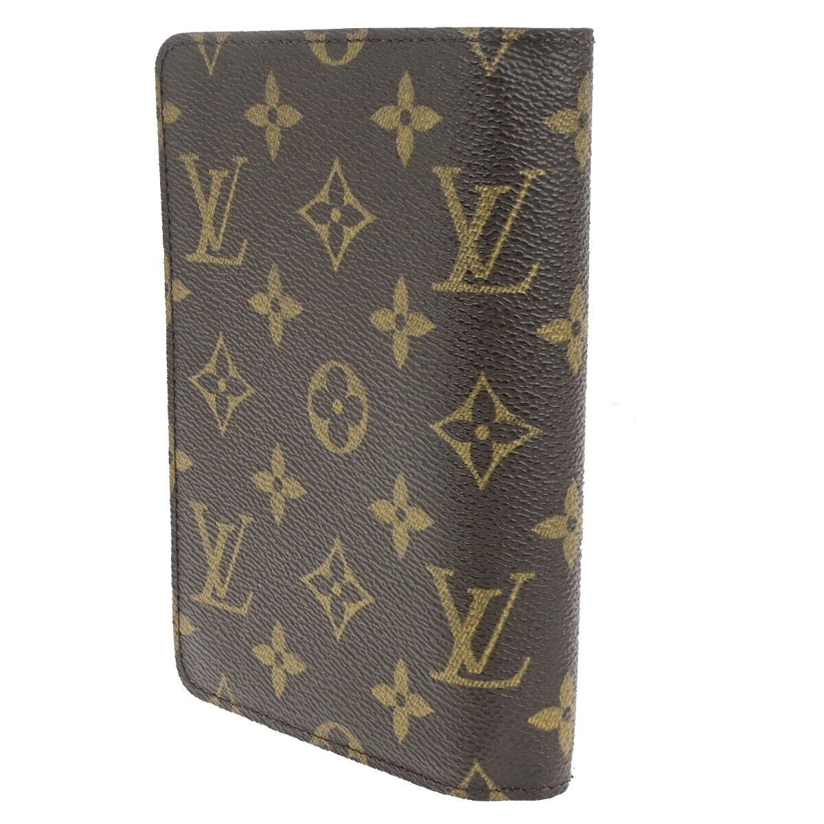 LOUIS VUITTON Porte Papier Zip Bifold Wallet Monogram Brown M61207 35RK789