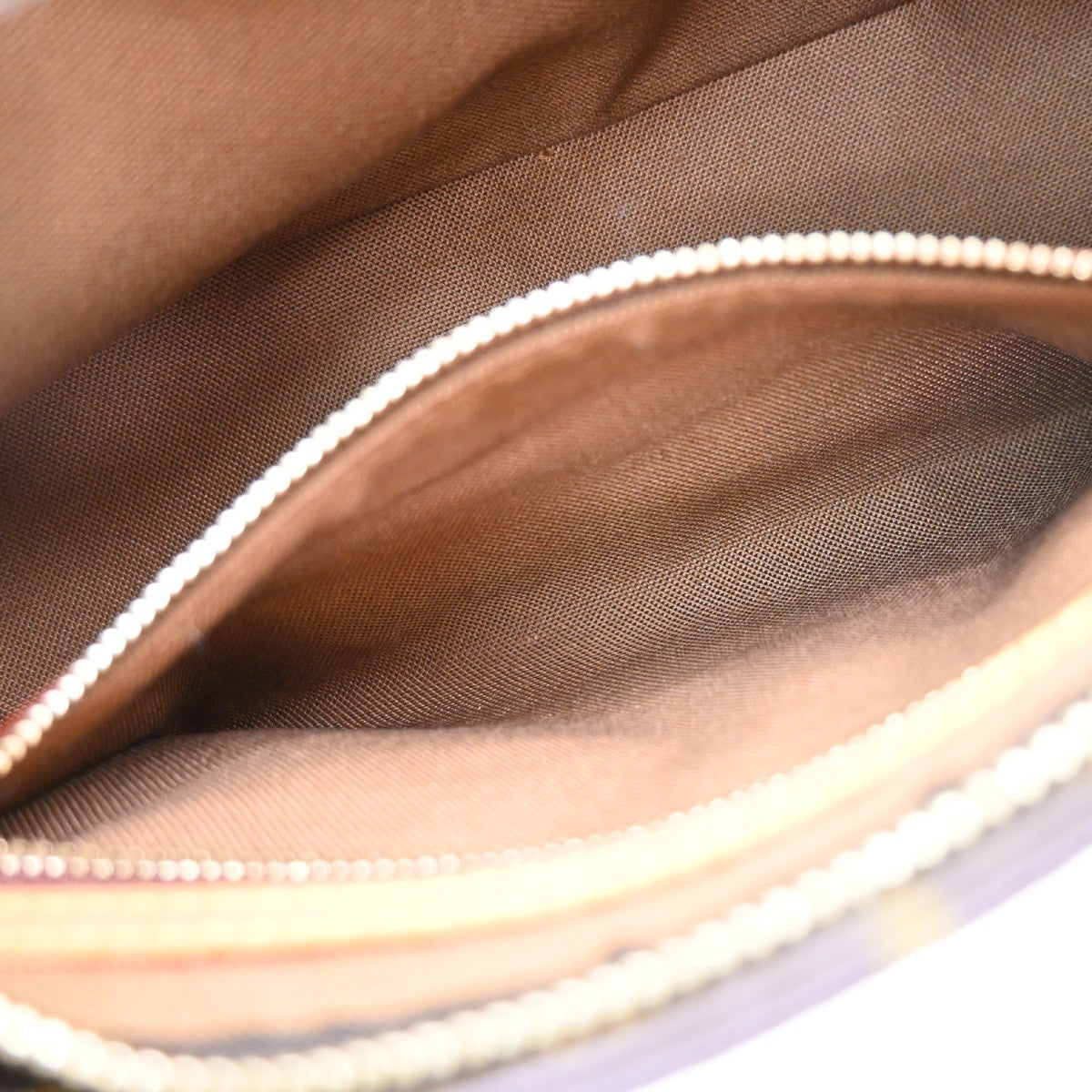 LOUIS VUITTON Logo Trotteur Shoulder Bag Monogram Leather Brown M51240 12PA122
