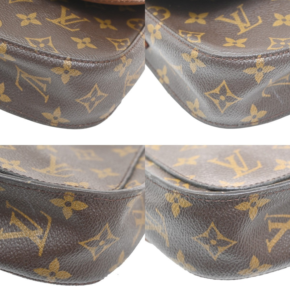 LOUIS VUITTON Mini Saint Cloud Shoulder Bag Monogram Leather BN M51244 61CA554