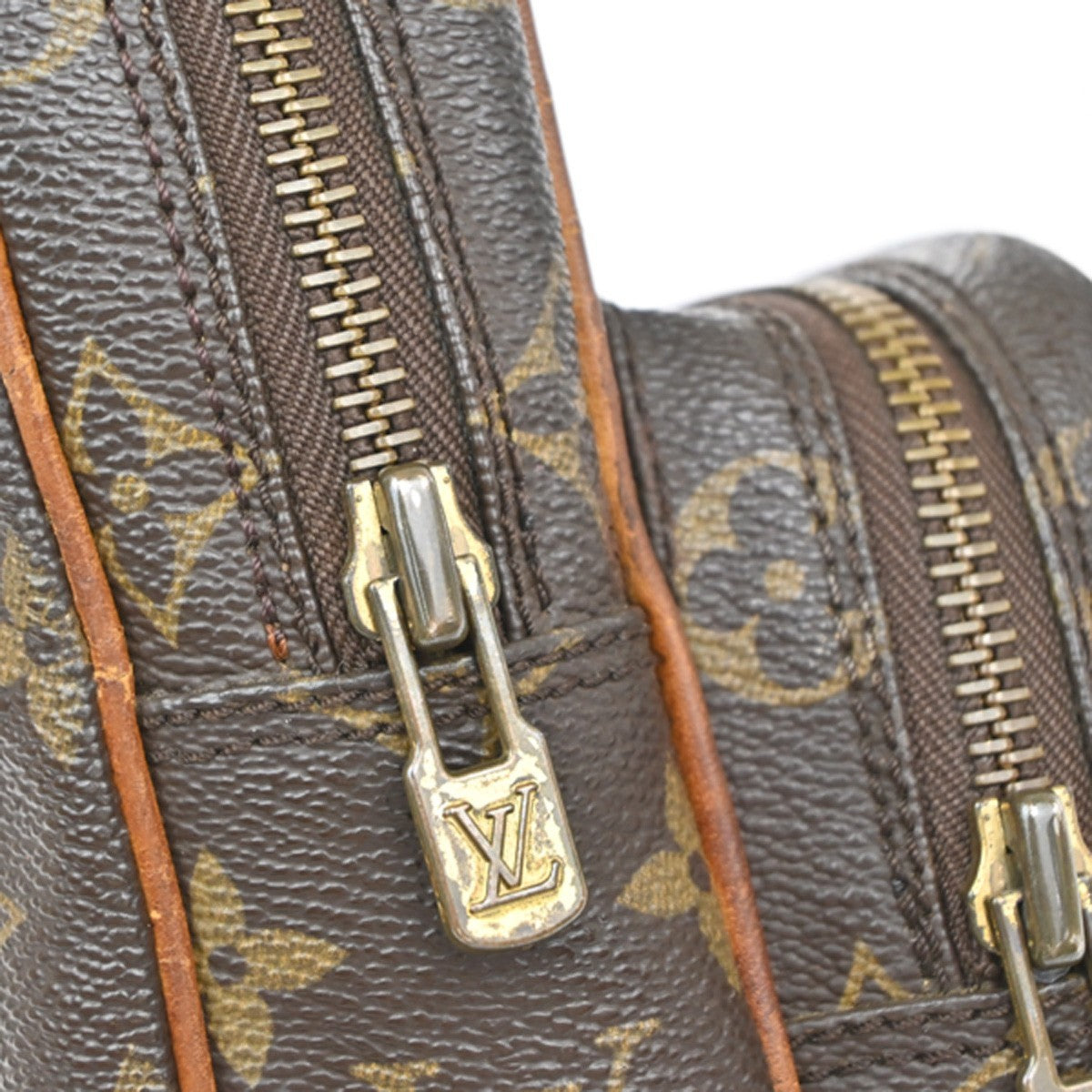 LOUIS VUITTON Mini Amazon Shoulder Bag Monogram Leather Brown M45238 32KP610