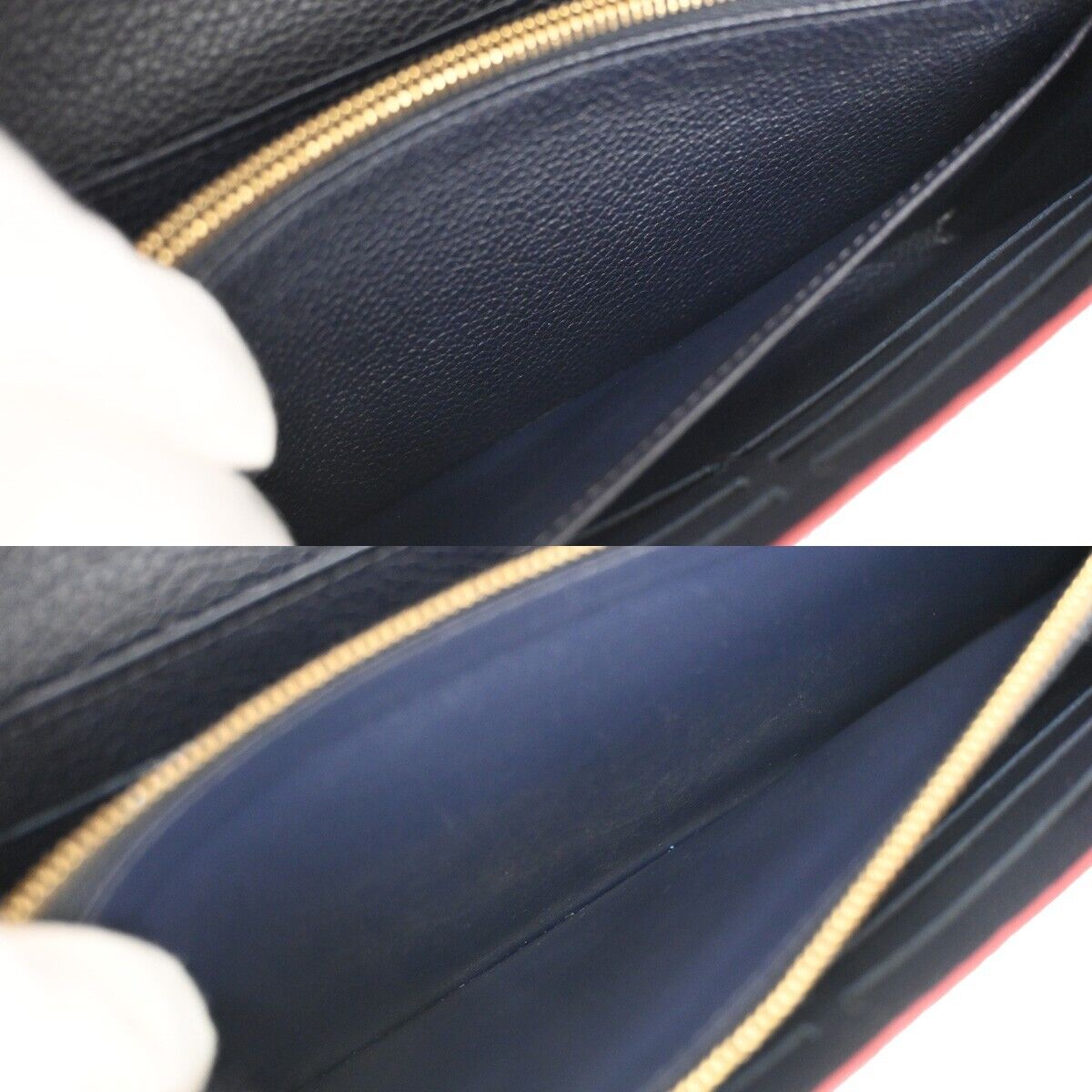 LOUIS VUITTON Portefeuille Sarah Wallet Monogram Empreinte Blue M62125 88YD970