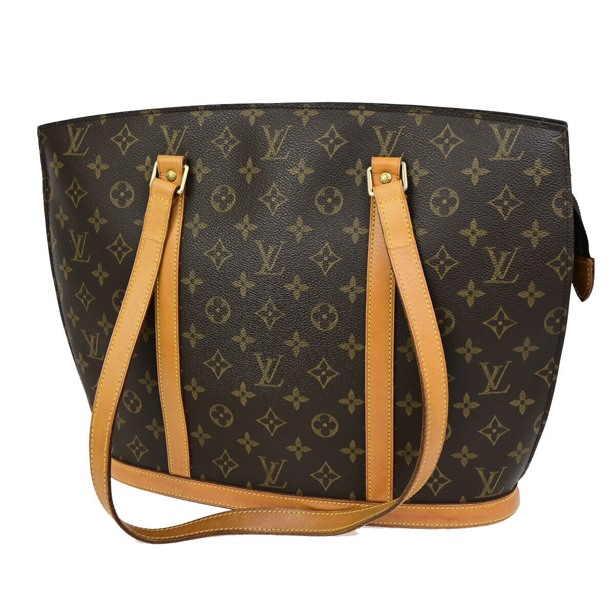 LOUIS VUITTON BABYLONE Shoulder Bag Monogram Leather Brown France M51102 77SJ508