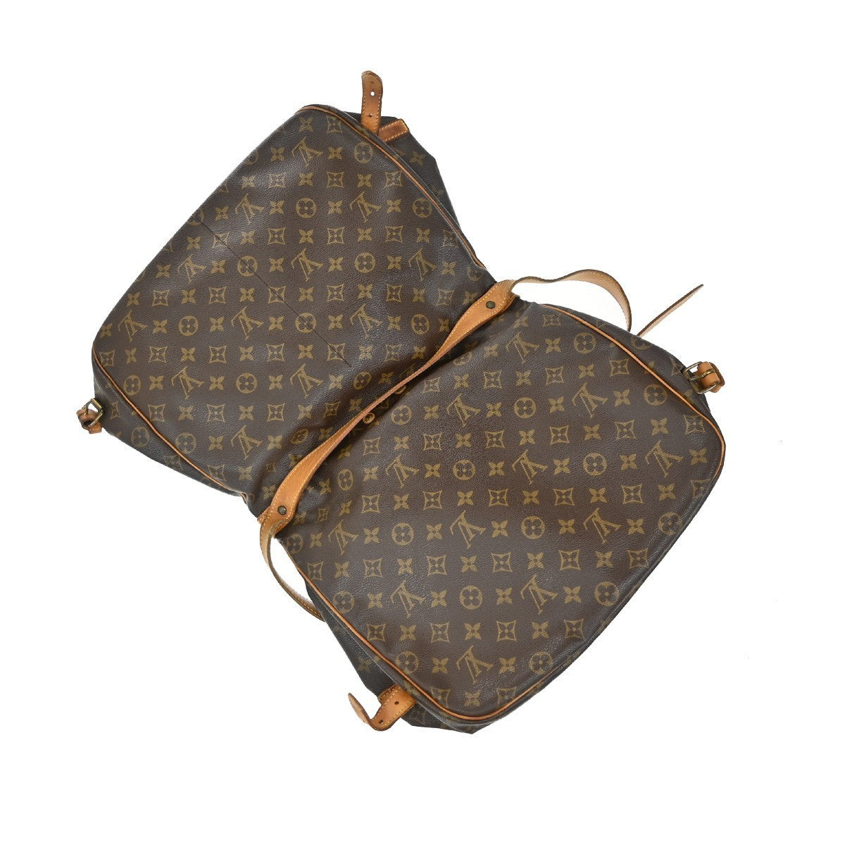 LOUIS VUITTON Saumur 35 Shoulder Bag Monogram Leather BN France M42254 70MA376