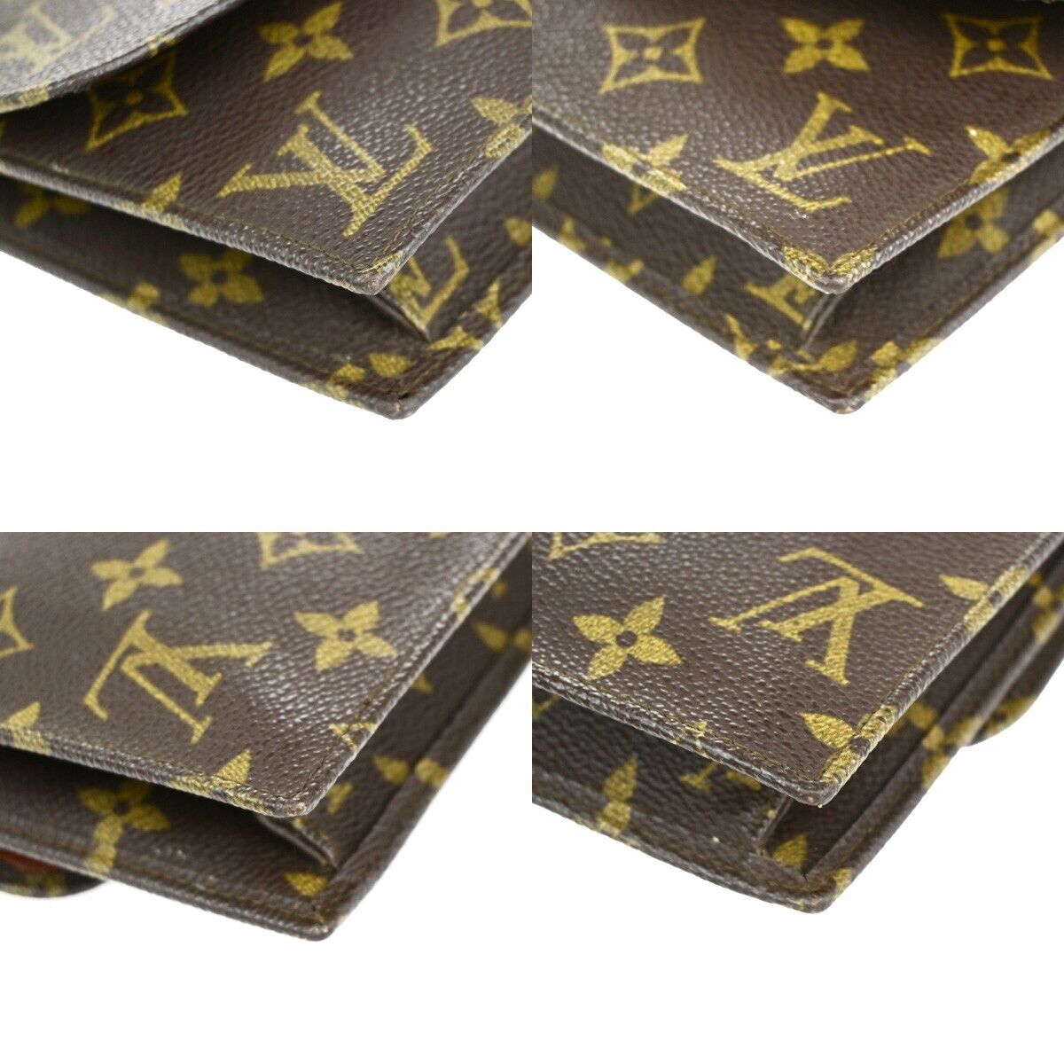 LOUIS VUITTON Pochette Rabat 20 Clutch Hand Bag Monogram Leather M51934 61EC909