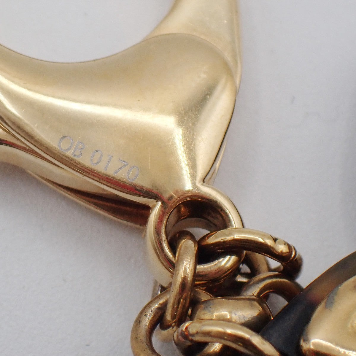 LOUIS VUITTON Bijou Sack Ansores Charm Key Chain Brown M65087 65KD030