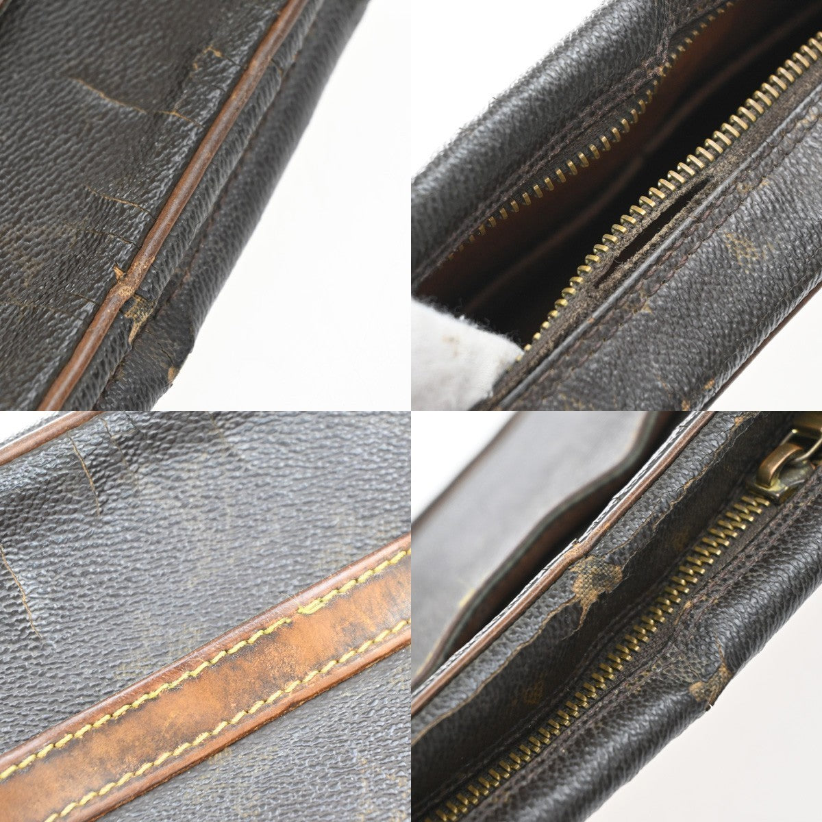 LOUIS VUITTON 2 Set Trocadero Compiegne Shoulder Bag Monogram Leather BN 63KP198