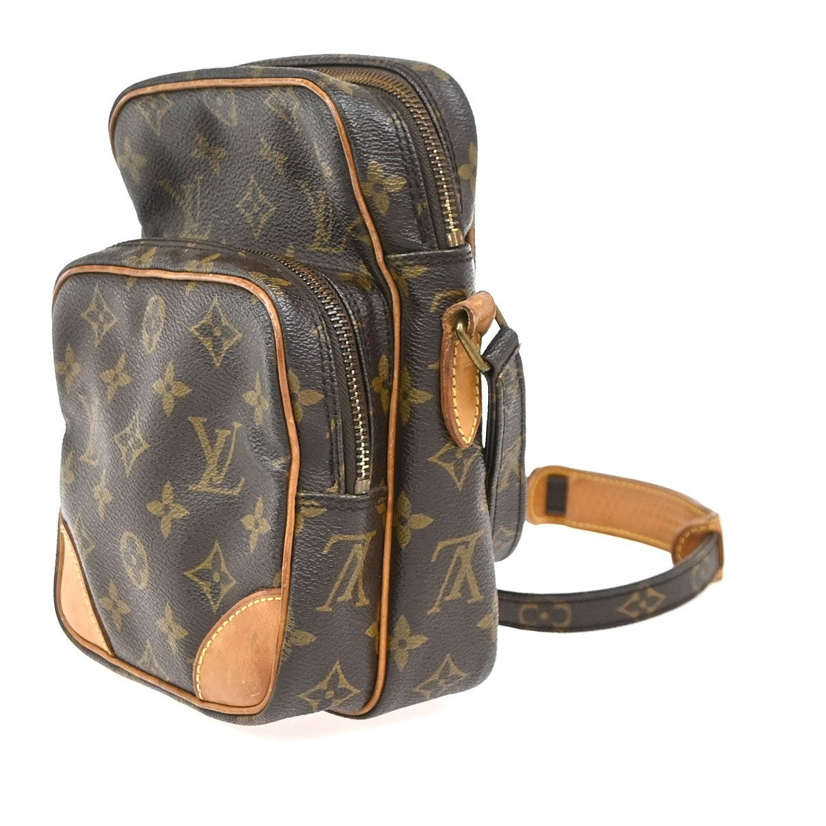 LOUIS VUITTON Amazon Crossbody Shoulder Bag Monogram Leather BN M45236 31KC695