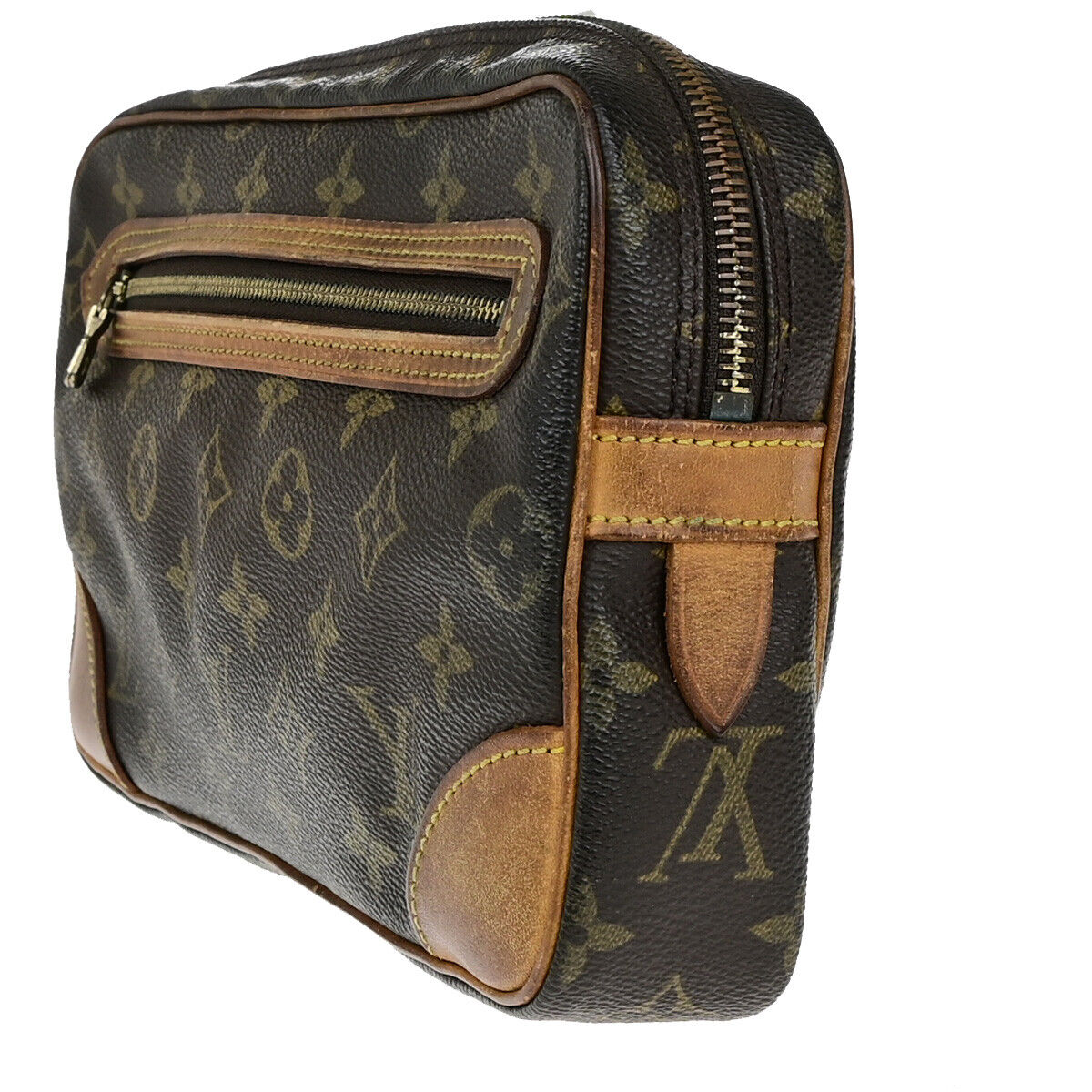 LOUIS VUITTON Marly Dragonne GM Clutch Hand Bag Monogram Brown M51825 61YG503