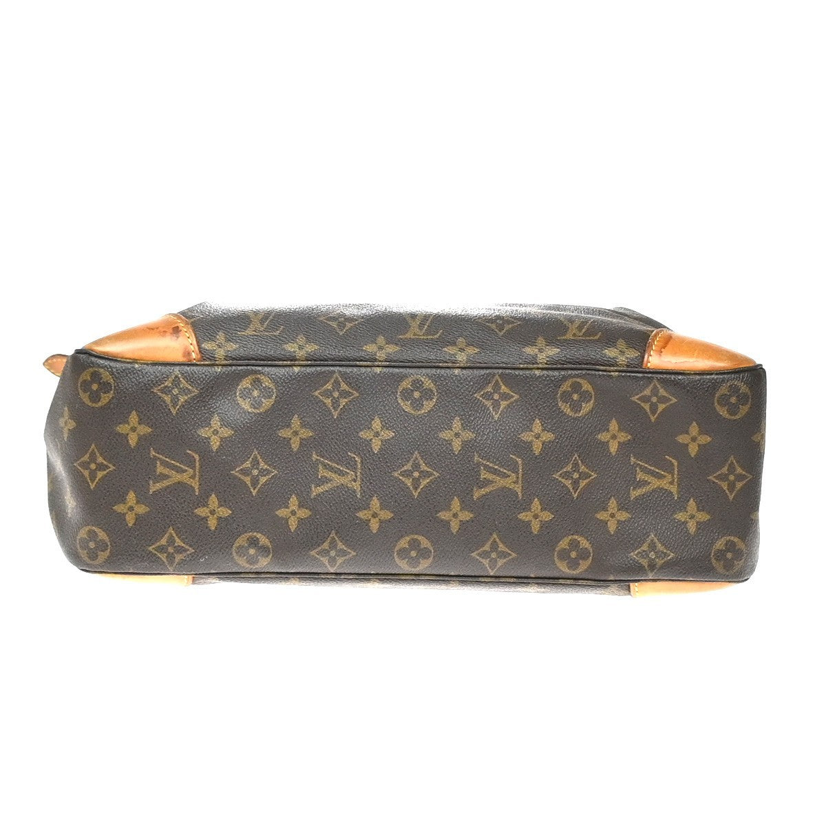 LOUIS VUITTON Boulogne 35 Shoulder Bag Monogram Leather Brown M51260 73YH997