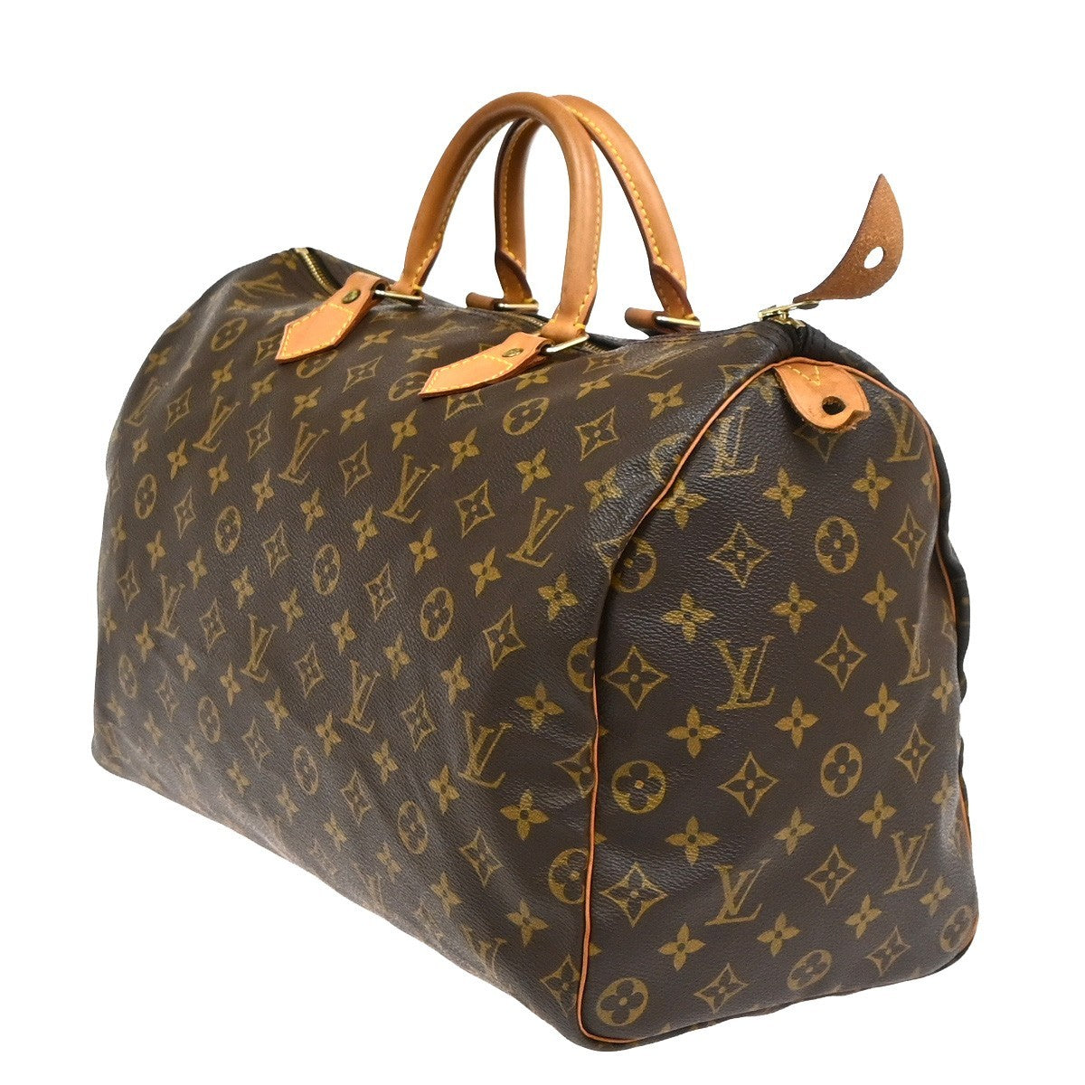LOUIS VUITTON Speedy 40 Travel Hand Bag Monogram Leather Brown M41522 70YJ177