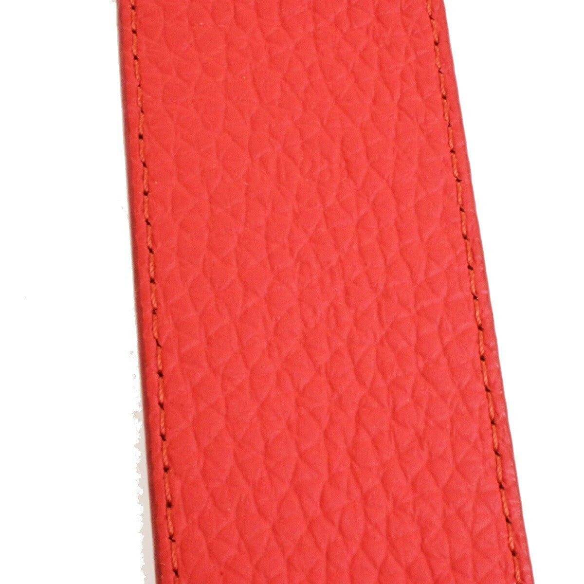 LOUIS VUITTON Ceinture LV Shape Belt  98/38 Taurillon Leather Red MP238 89RL093