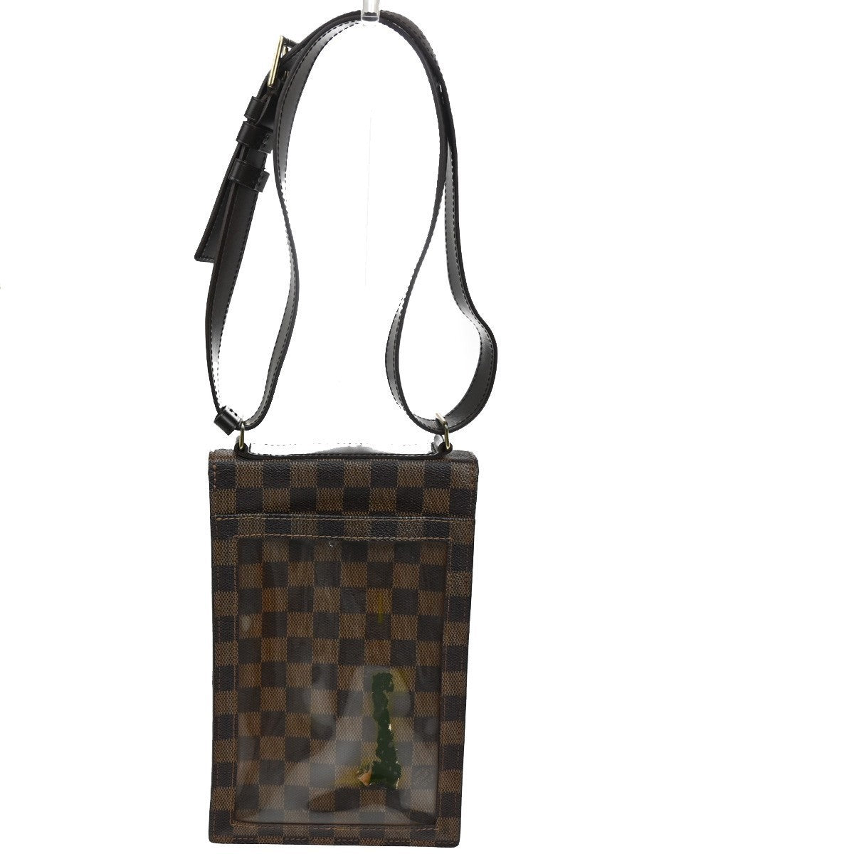 LOUIS VUITTON Portobello Shoulder Bag Damier Leather Brown N45271 83TA389