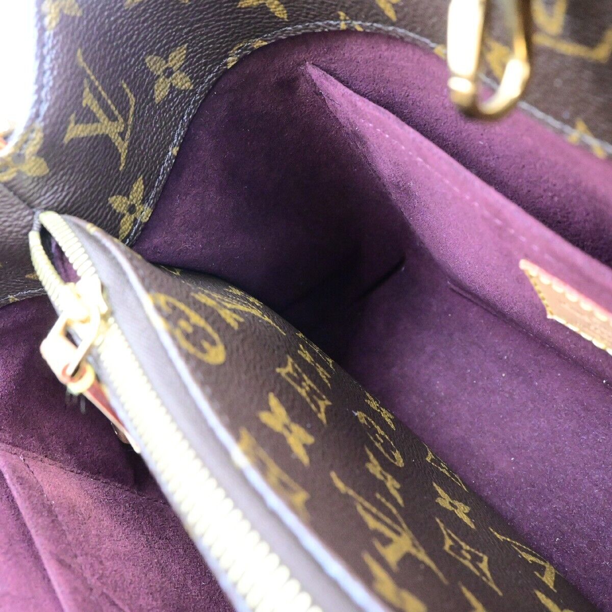 LOUIS VUITTON Montaigne MM 2Way Shoulder Bag Monogram Leather BN M41056 652RF220