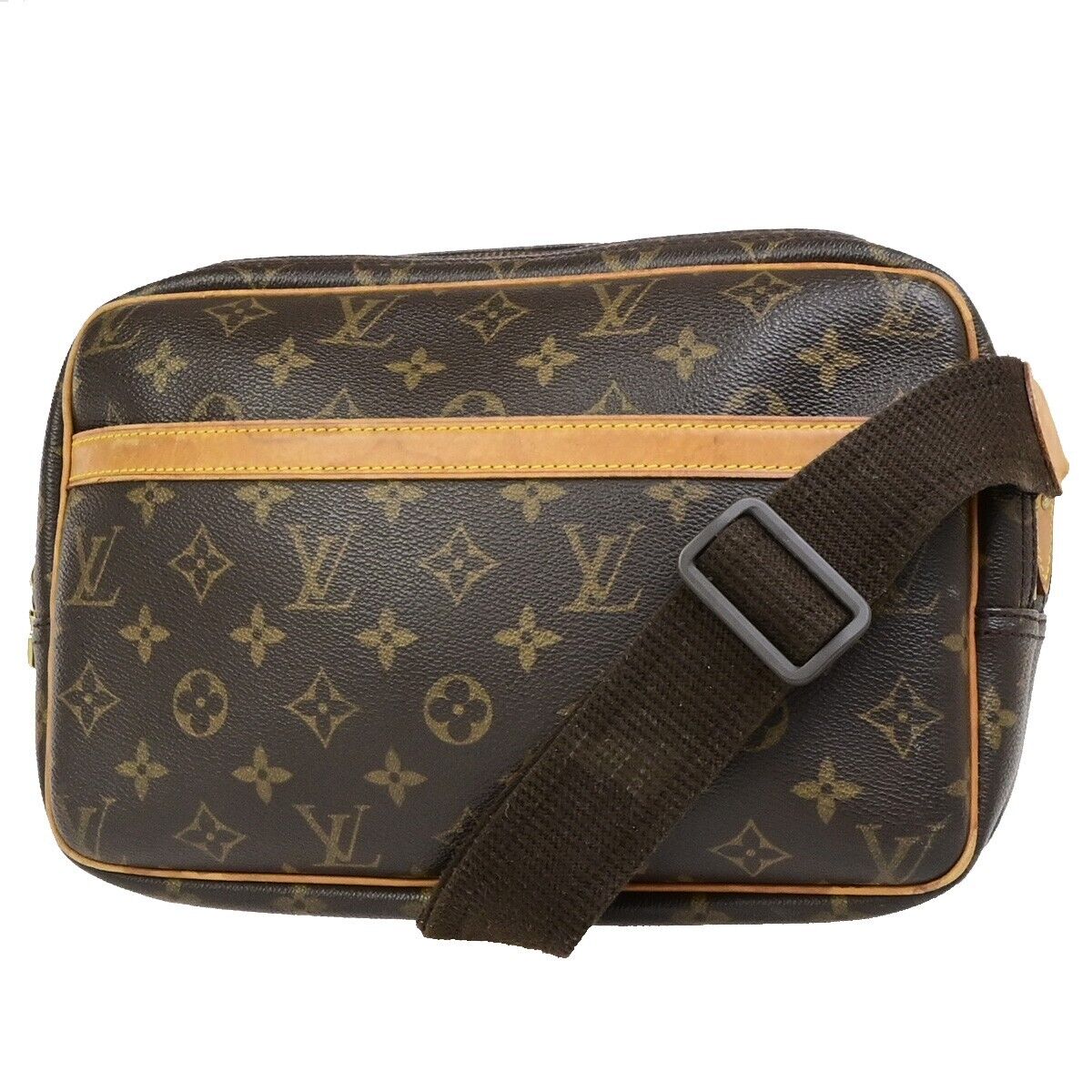 LOUIS VUITTON Reporter PM Crossbody Shoulder Bag Monogram Leather M45254 87ED242