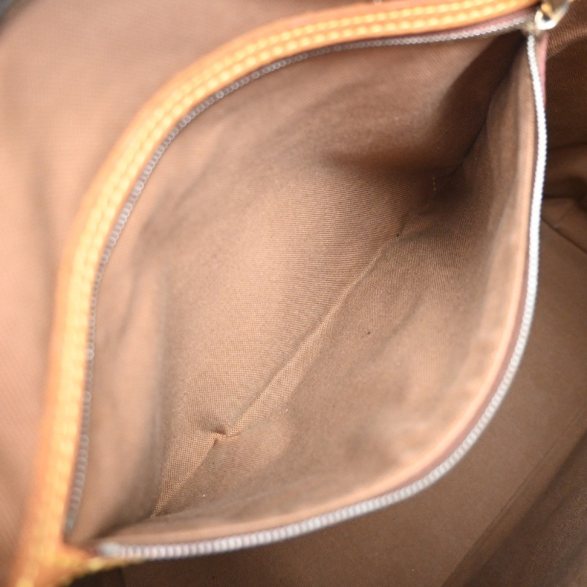LOUIS VUITTON Cabas Mezzo Shoulder Bag Monogram Leather Brown M51151 85YH949