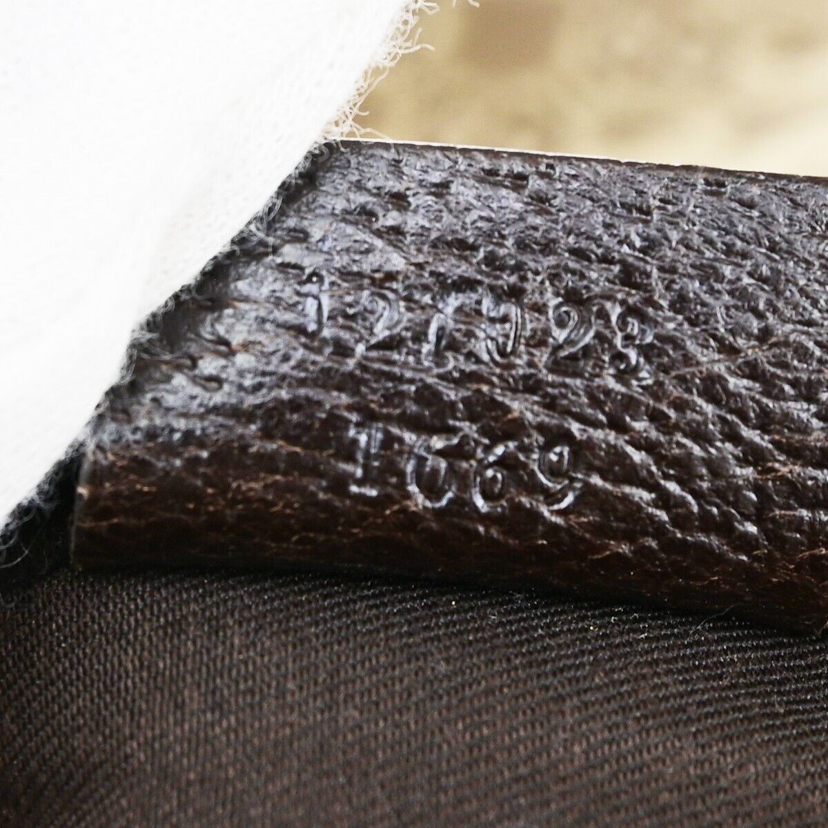 GUCCI Logo GG Pattern Shoulder Tote Bag Canvas Leather Brown GHW Italy 02EC081