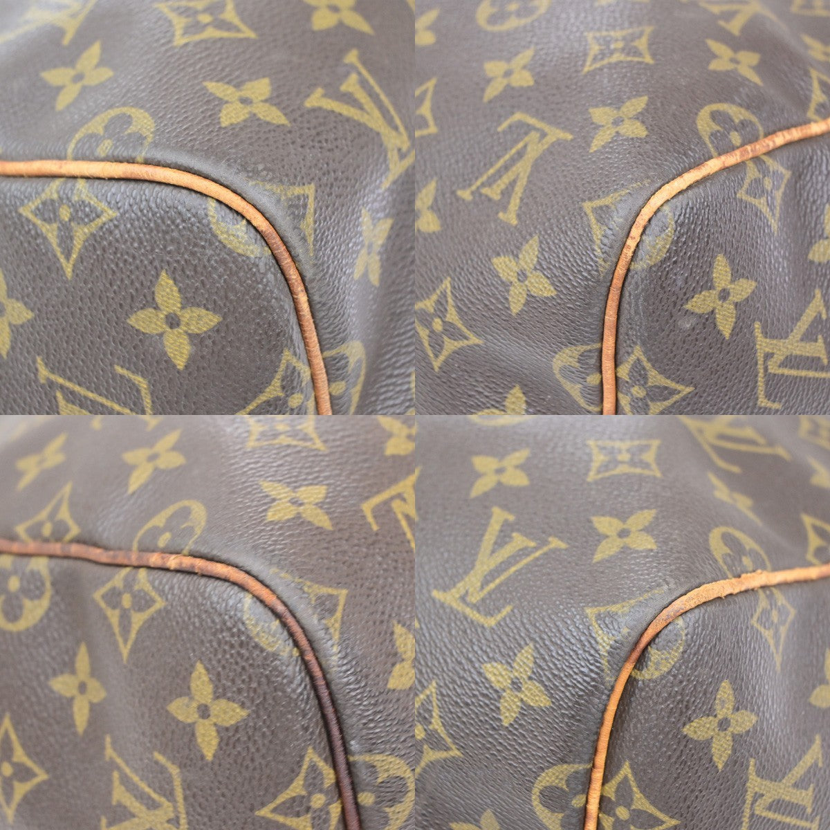 LOUIS VUITTON Keepall Bandouliere 55 2Way Hand Bag Monogram Brown M41414 79MA701