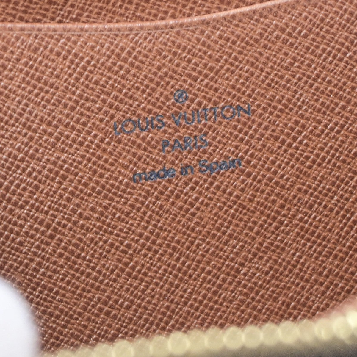 LOUIS VUITTON Porte Monnaie Zip Ling Wallet Monogram Leather BN M61727 62KD120