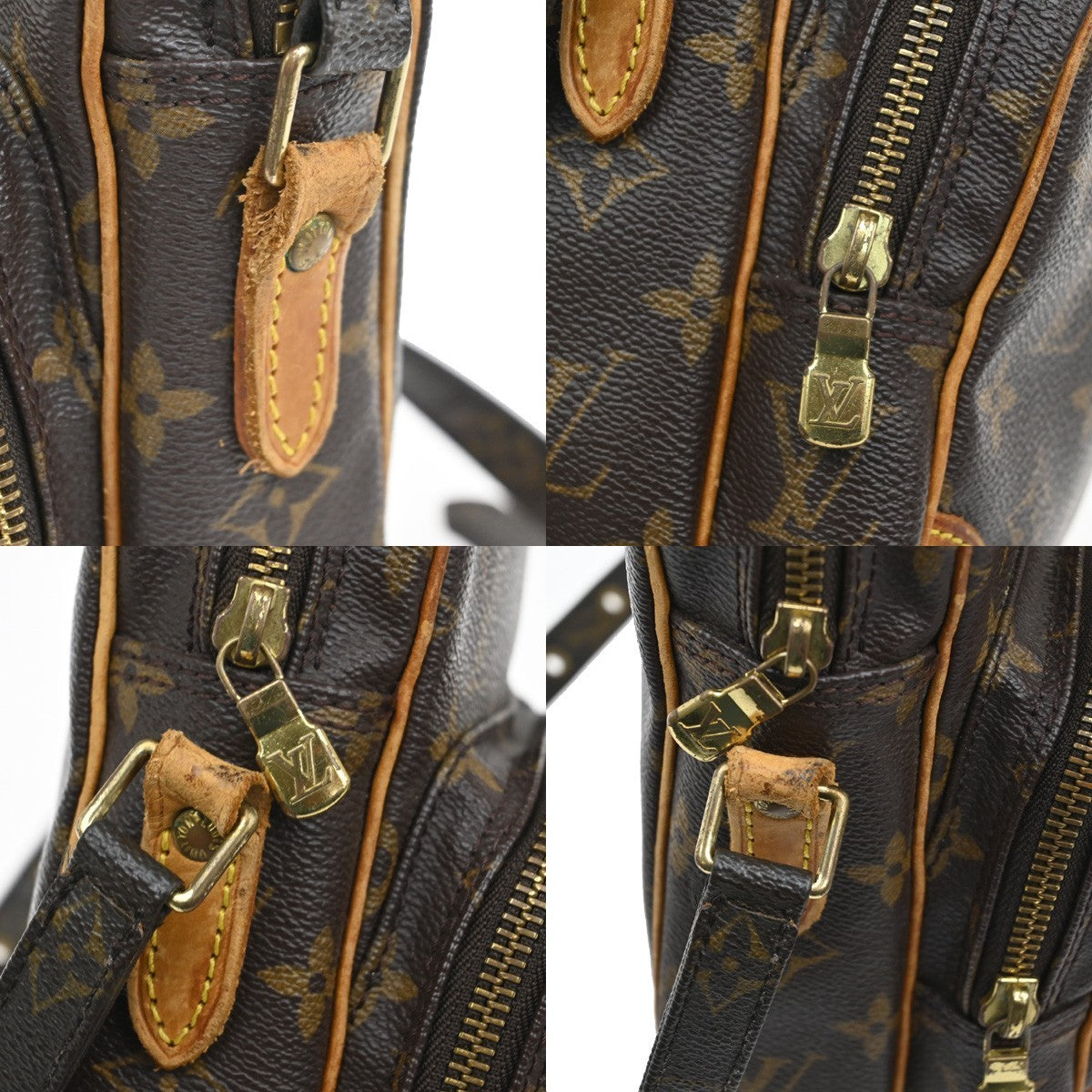 LOUIS VUITTON Amazon Crossbody Shoulder Bag Monogram Leather BN M45236 32DA009