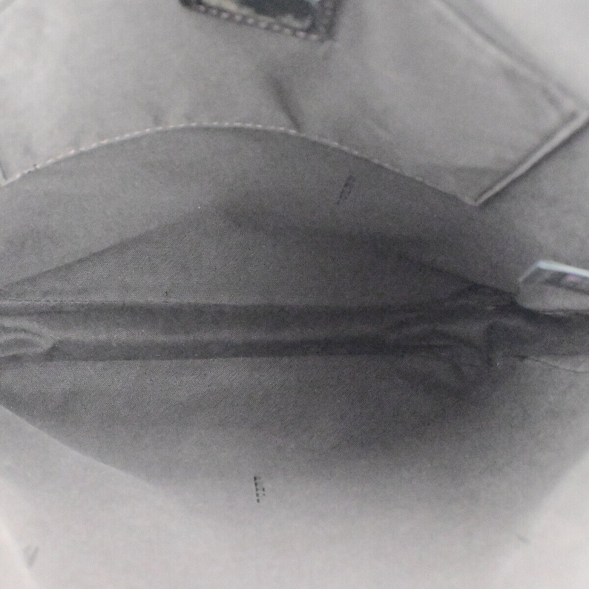 FENDI Logo Zucchino Pattern Shoulder Bag Canvas Leather Brown SHW Italy 87SJ495