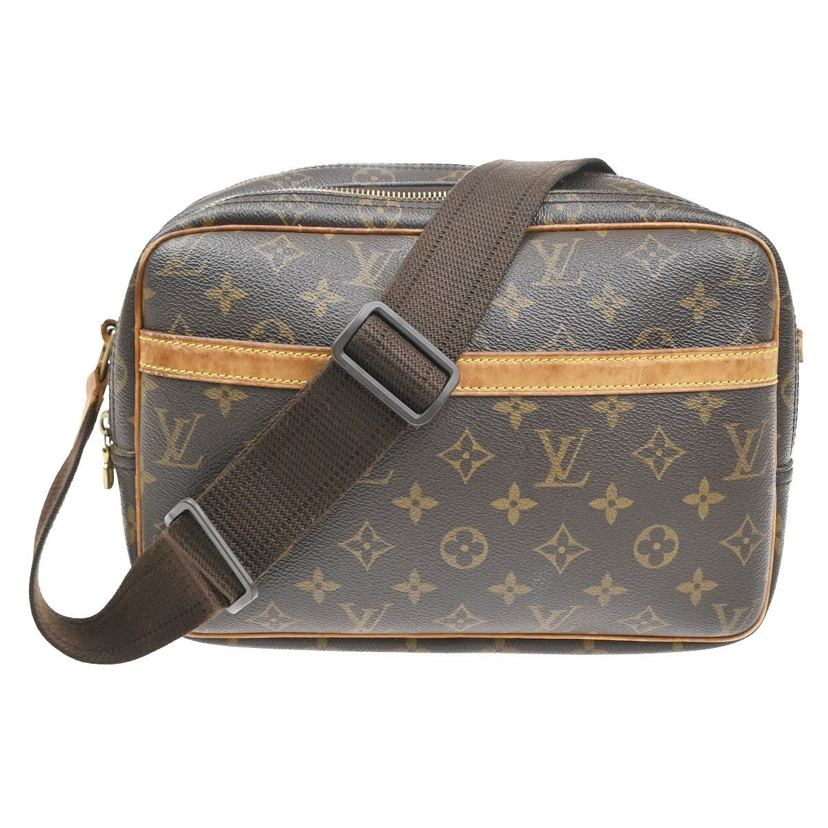 LOUIS VUITTON Reporter PM Crossbody Shoulder Bag Monogram Leather M45254 62CB025