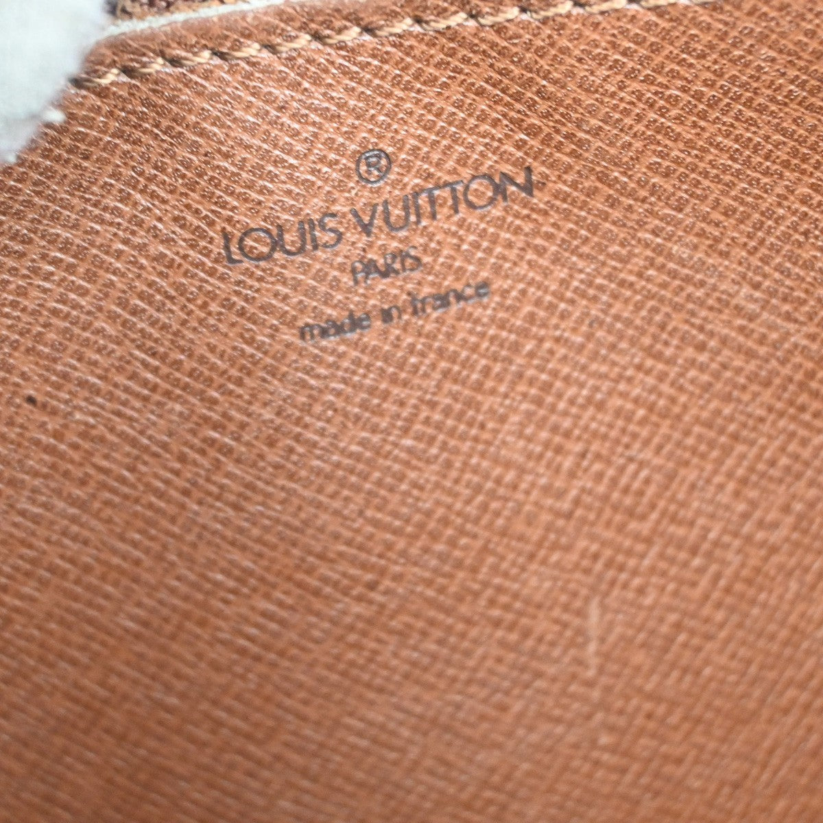 LOUIS VUITTON Jeune Fille PM Shoulder Bag Monogram Leather Brown M51227 30CA293
