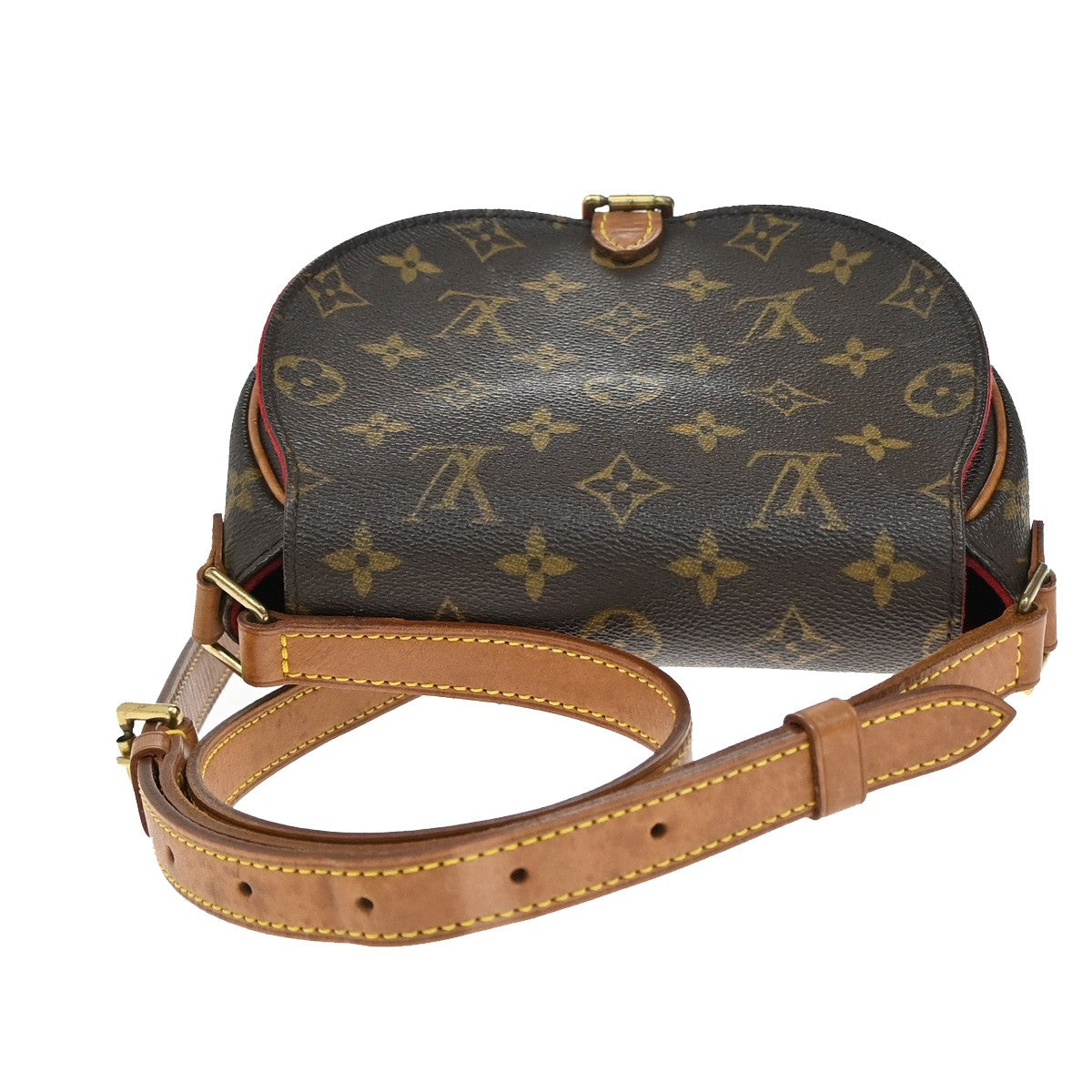 LOUIS VUITTON LV Tambourine Shoulder Bag Monogram Leather Brown M51179 29YH192