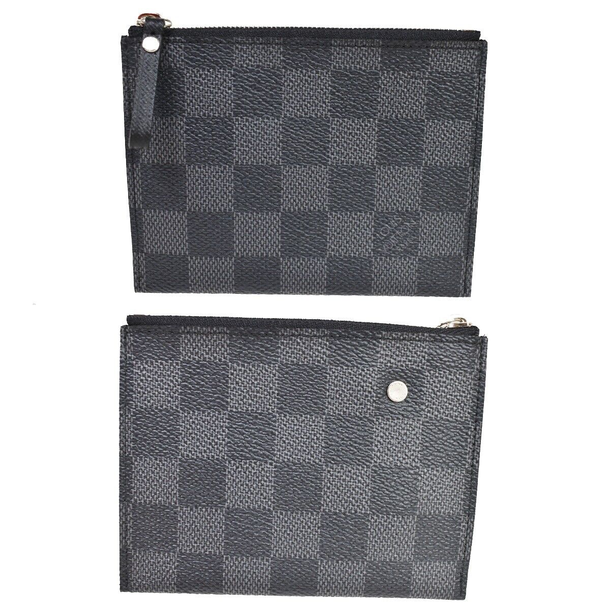 LOUIS VUITTON Portefeuille Compact Bifold Wallet Damier Graphite N63083 76MZ969