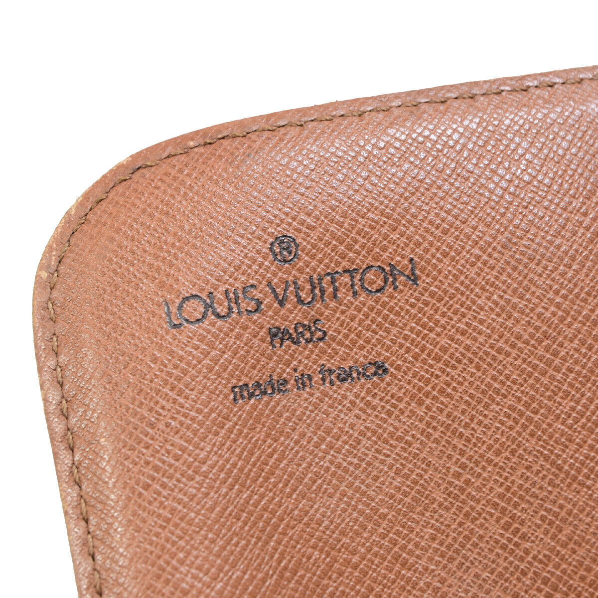 LOUIS VUITTON Cartouchiere GM Shoulder Bag Monogram Leather Brown M51252 65YF284