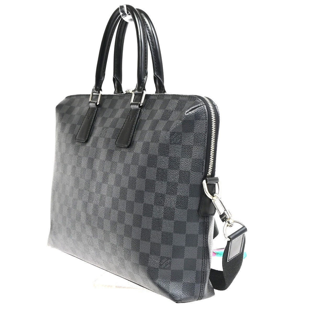 LOUIS VUITTON Porte Documents Jour Shoulder Bag Damier Graphite N48224 46RQ081