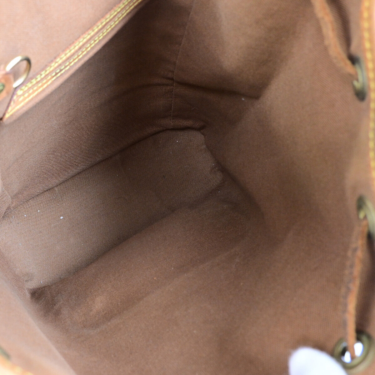 LOUIS VUITTON Montsouris MM Backpack Bag Monogram Leather Brown M51136 71SJ457