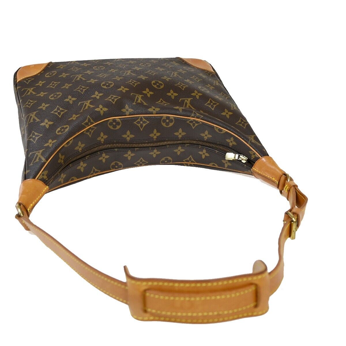 LOUIS VUITTON Boulogne 35 Shoulder Bag Monogram Leather Brown M51260 74EA902