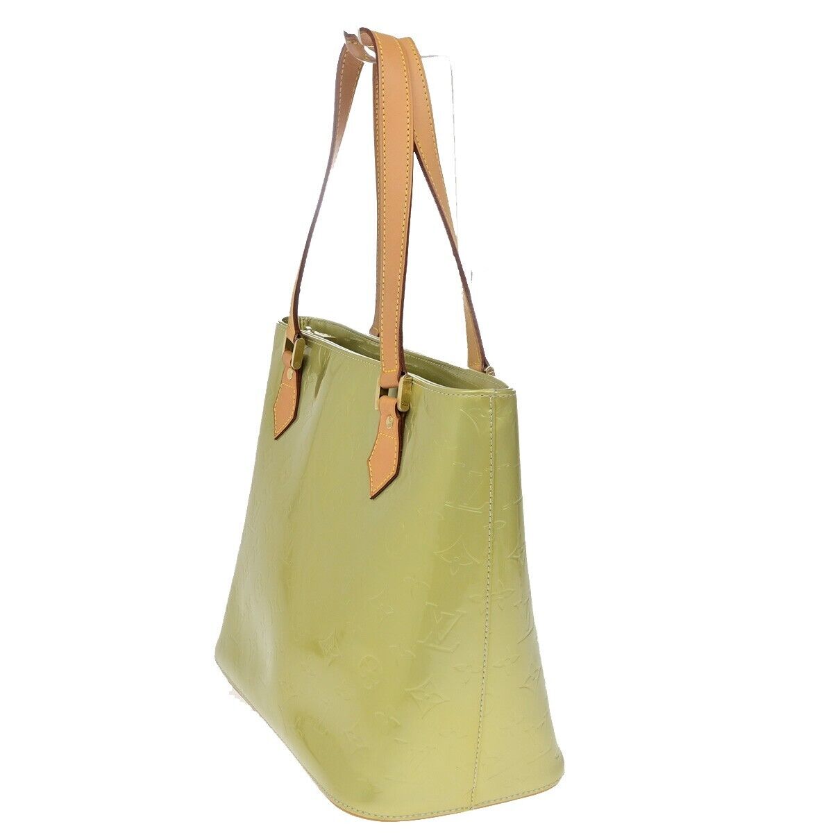 LOUIS VUITTON Houston Shoulder Bag Monogram Vernis Leather Green M91053 61EE022