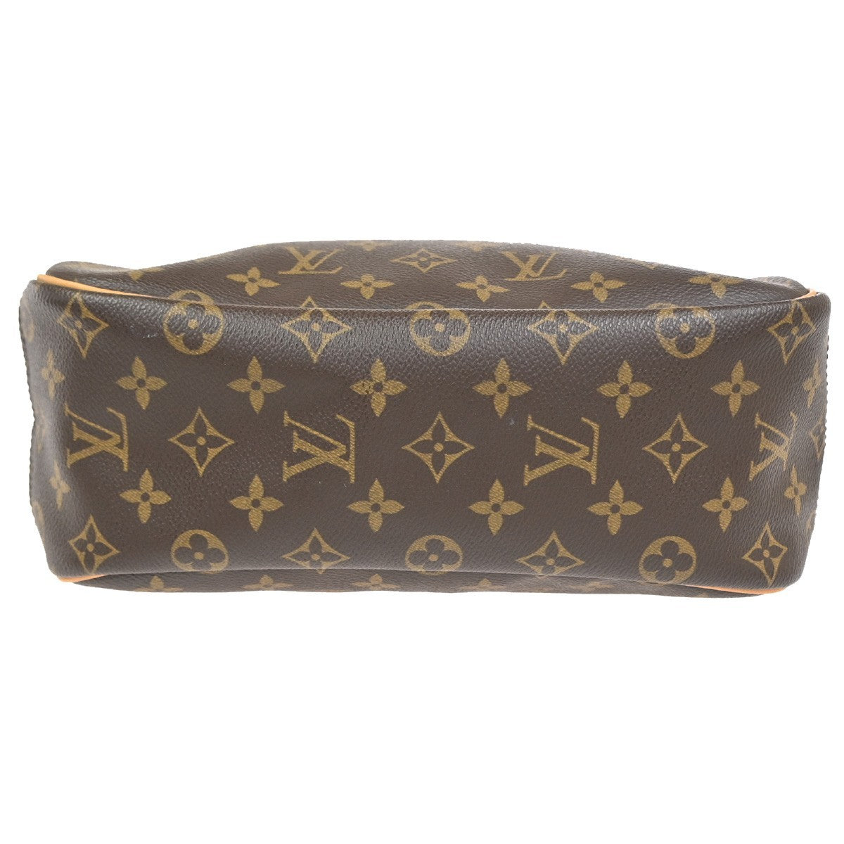 LOUIS VUITTON LV Logo Trouville Hand Bag Monogram Leather Brown M42228 93CA818