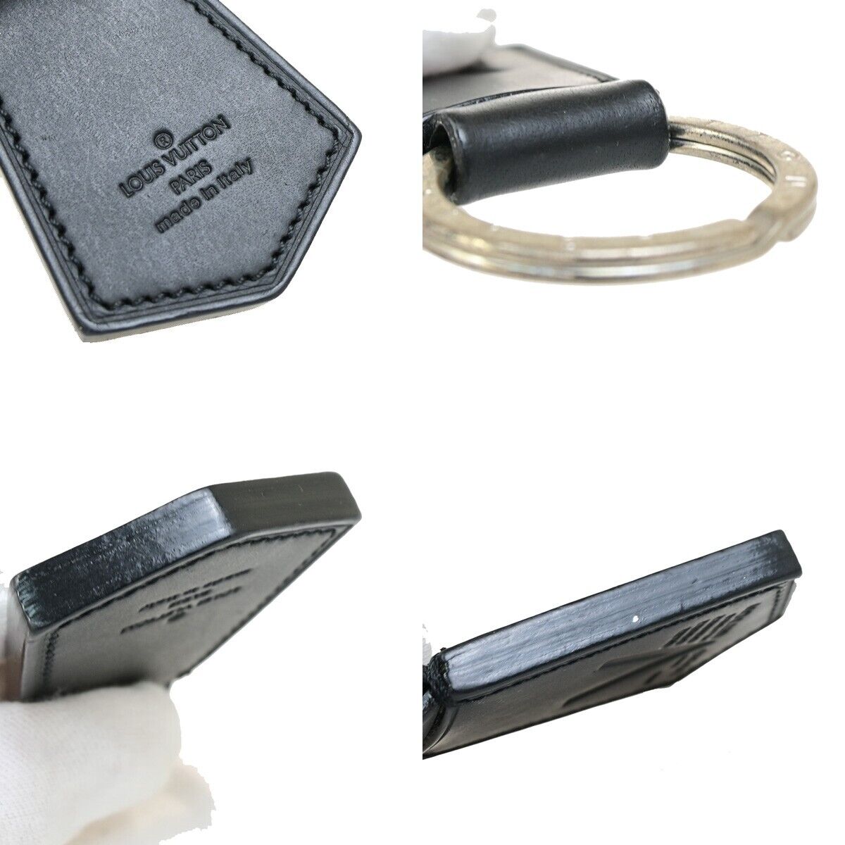 LOUIS VUITTON Porte Cles Archive V Key Ring Bag Charm Leather BK M66960 02KA394