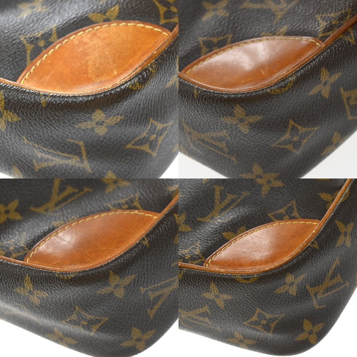LOUIS VUITTON Compiegne 28 Clutch Bag Monogram Leather Brown GHW M51845 65KP317