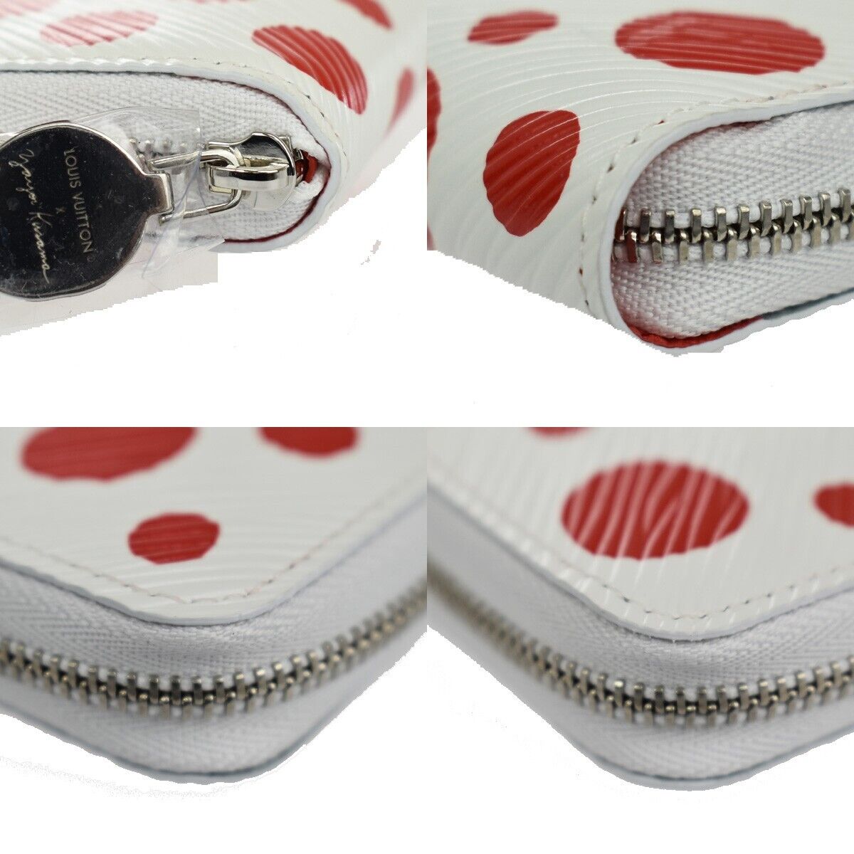 LOUIS VUITTON LV x YK Zippy Coin Purse Epi Infinity Dots Leather M81958 20RH631