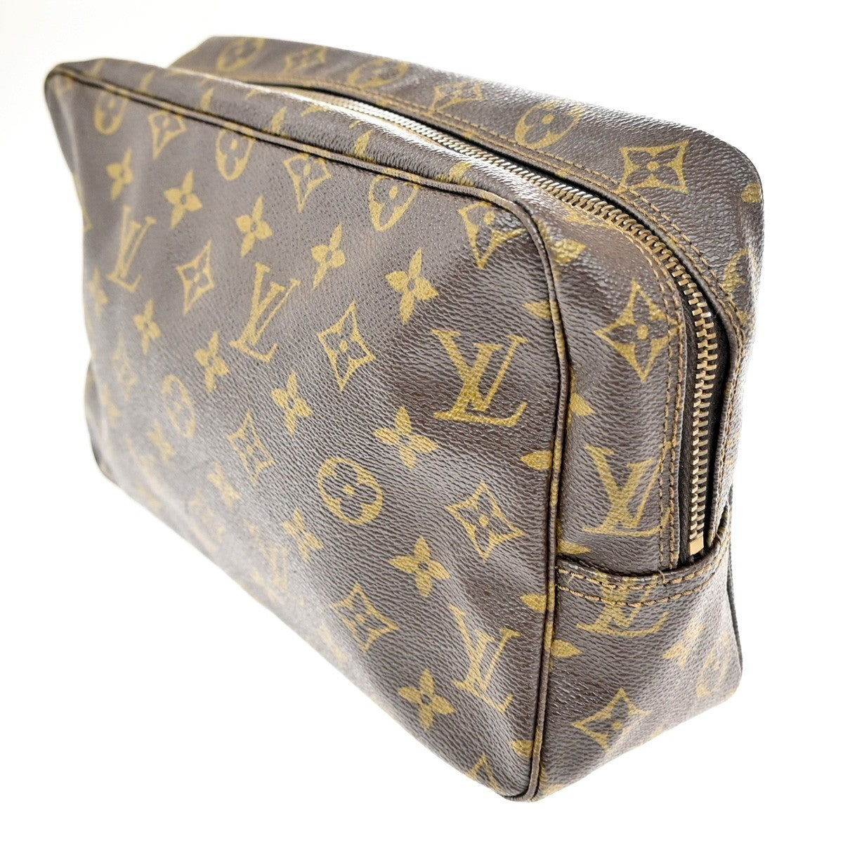 LOUIS VUITTON Trousse Toilette 28 Clutch Hand Bag Monogram Brown M47522 62KP458