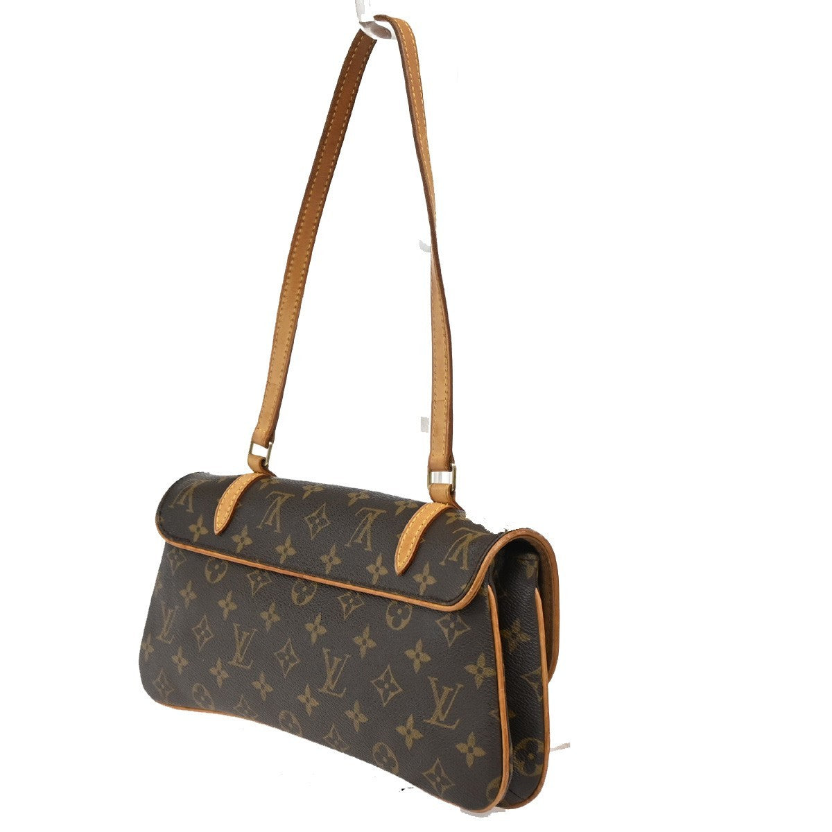 LOUIS VUITTON Marelle Shoulder Bag Monogram Leather Brown France M51157 96DA093
