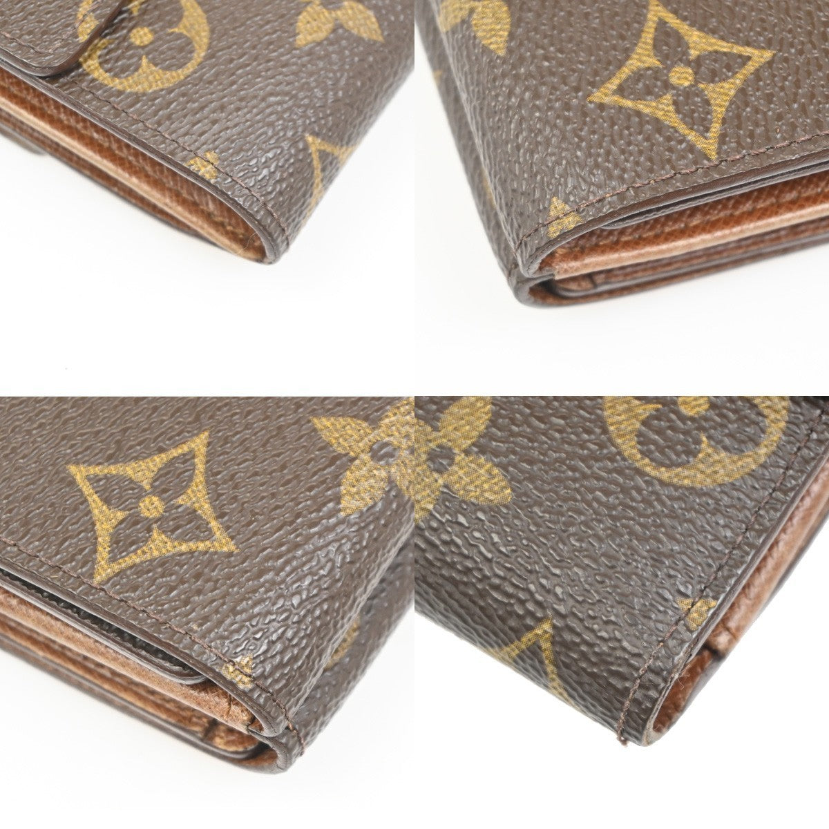 LOUIS VUITTON Porte Monnaie Billet Carte Credit Wallet Monogram M61652 66KC308