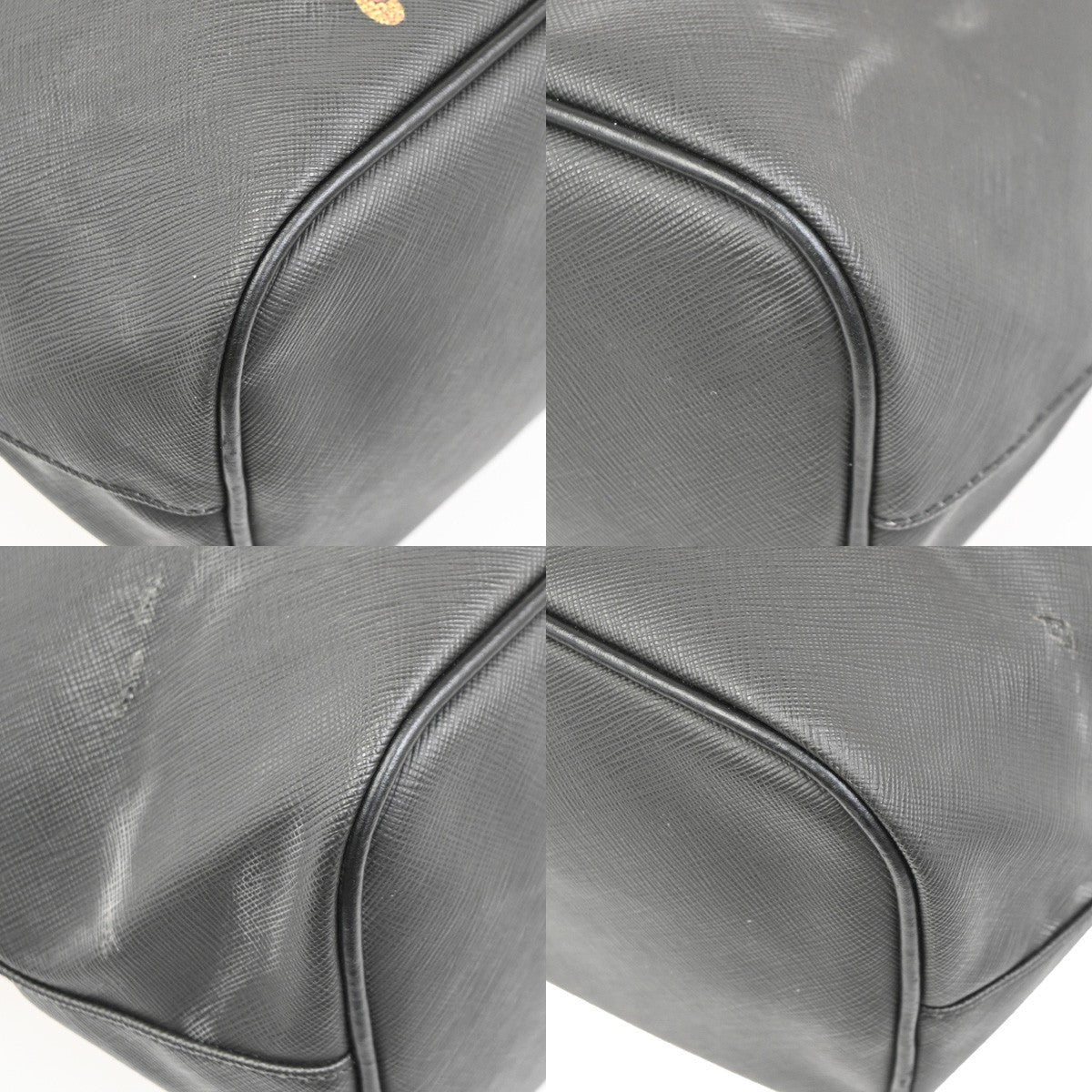 GIVENCHY Logo Antigona Bambi Shoulder Tote Bag PVC Leather Black Italy 67MA682