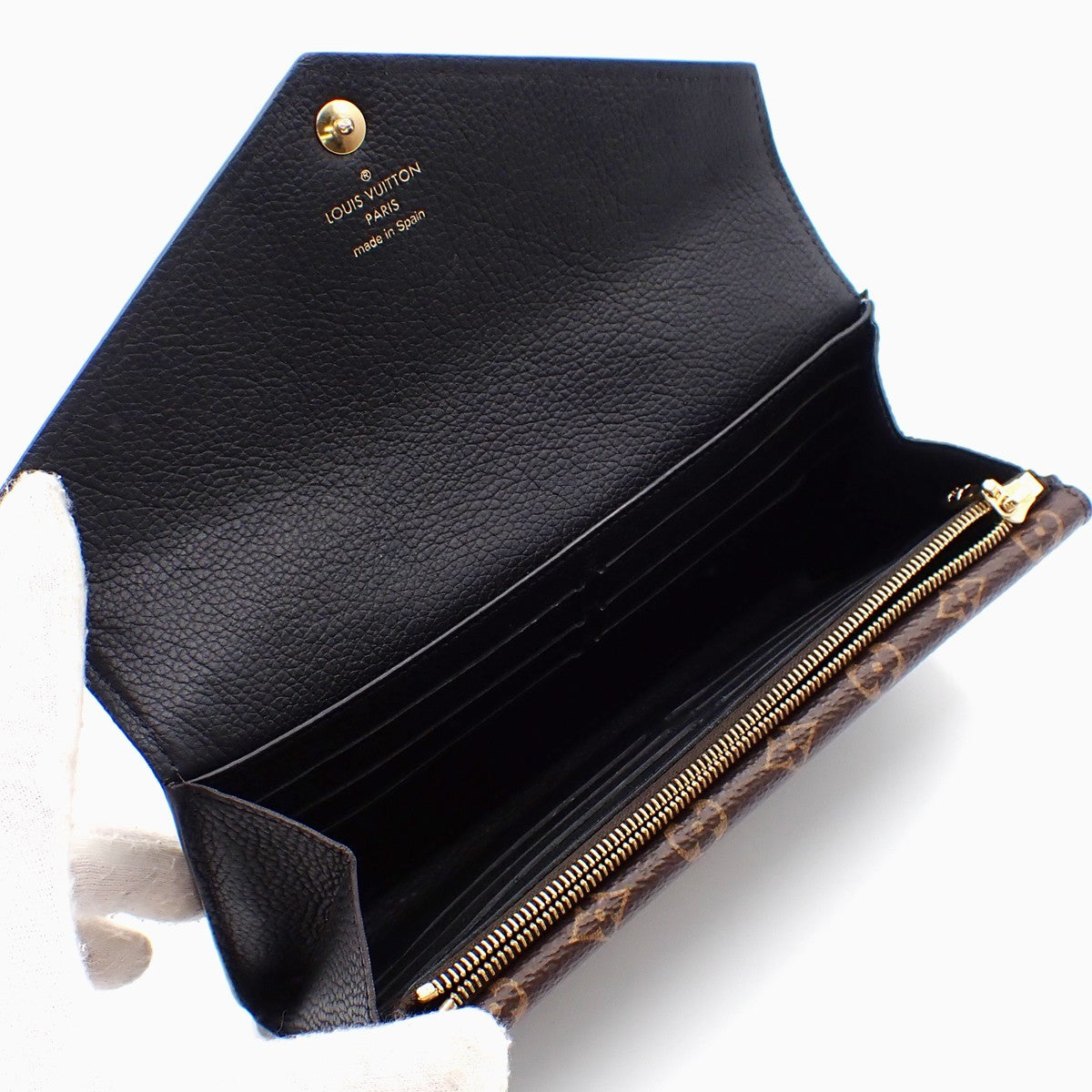 LOUIS VUITTON Portefeuille  Double V Long Bifold Wallet Monogram M64319 62AA124
