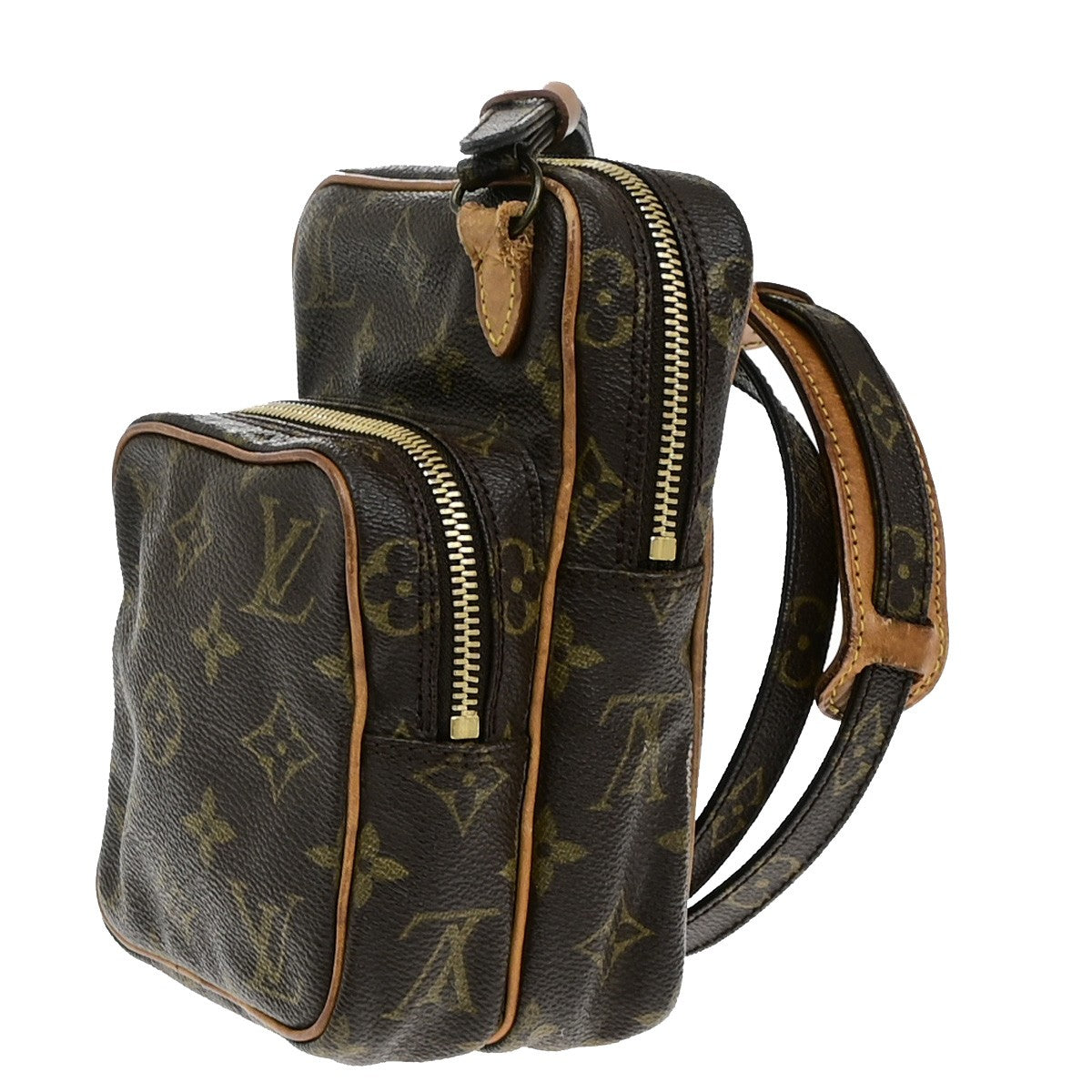 LOUIS VUITTON Mini Amazon Shoulder Bag Monogram Leather Brown M45238 30YH080