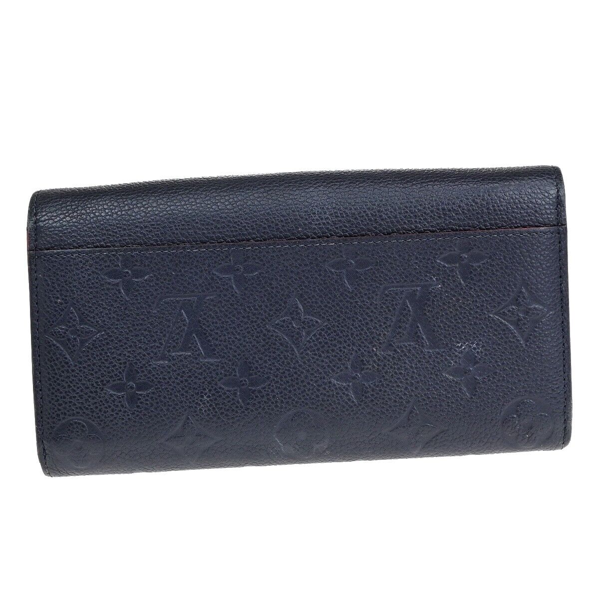 LOUIS VUITTON Portefeuille Sarah Wallet Monogram Empreinte Blue M62125 31EB752