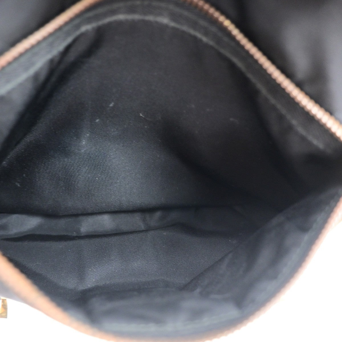 PRADA Logo Tessuto Crossbody Shoulder Bag Nylon Leather Black GHW Italy 76MA710