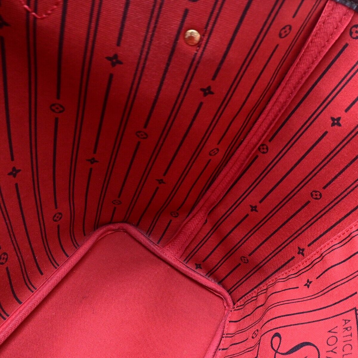 LOUIS VUITTON Neverfull MM Shoulder Bag Damier Ebene Leather BN N51105 94ED050